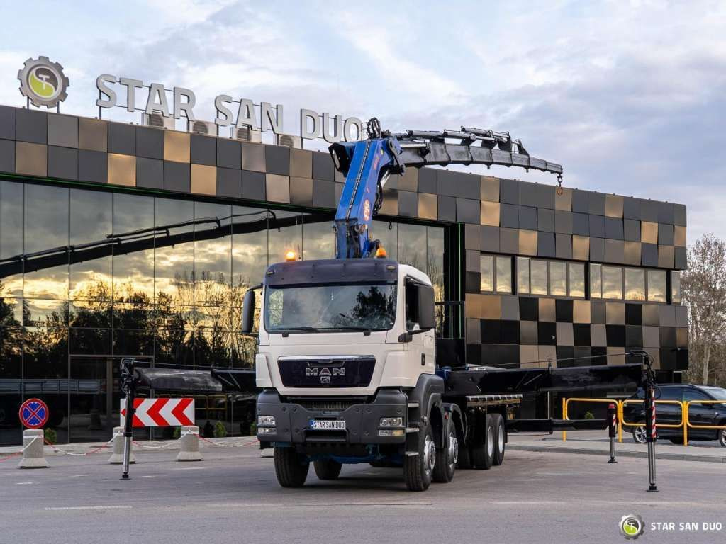 MAN TGS 41.480 8x8 PM 85SP HDS Crane - Camion con gru: foto 1 MAN TGS 41.480 8x8 PM 85SP HDS Crane - Camion con gru: foto 1