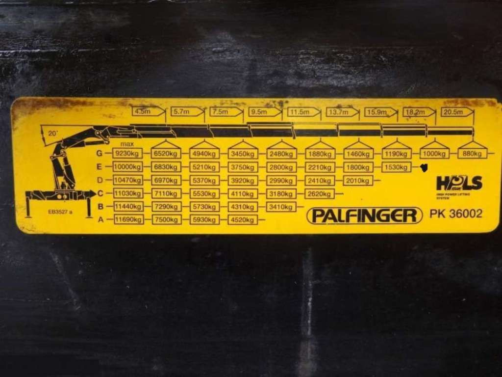 Camion con gru Mercedes-Benz  ACTROS 2646L 6x4 PALFINGER 36002 Euro 5 Winch: foto 25