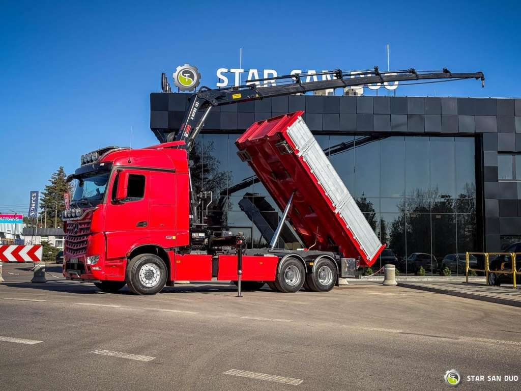 Mercedes-Benz AROCS 3358L 6x4 HIAB 192X-HIPRO E-6 Crane Kippe - Camion con gru: foto 2 Mercedes-Benz AROCS 3358L 6x4 HIAB 192X-HIPRO E-6 Crane Kippe - Camion con gru: foto 2