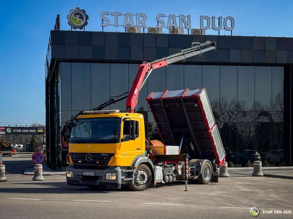 Mercedes-Benz AXOR 1824 4x2 HMF 975 HDS Crane Rotator Kipper Mercedes-Benz AXOR 1824 4x2 HMF 975 HDS Crane Rotator Kipper - Camion con gru, Autocarro ribaltabile: foto 1 Mercedes-Benz AXOR 1824 4x2 HMF 975 HDS Crane Rotator Kipper Mercedes-Benz AXOR 1824 4x2 HMF 975 HDS Crane Rotator Kipper - Camion con gru, Autocarro ribaltabile: foto 1