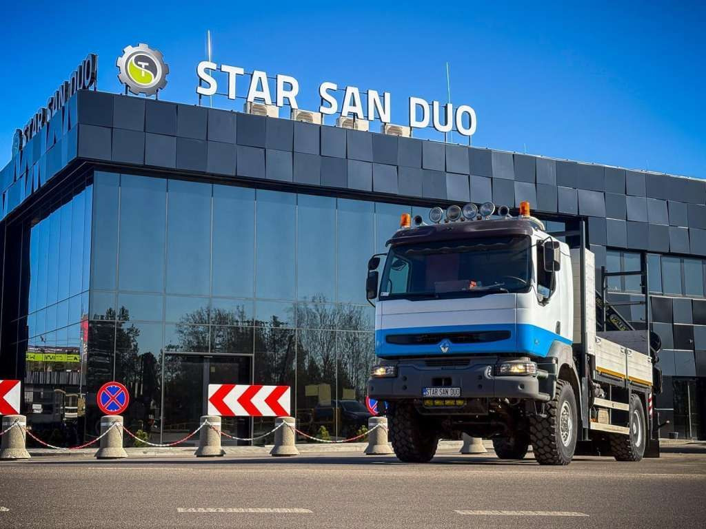 Camion con gru, Autocarro con pianale/ Cassone fisso nuovo Renault  KERAX 270 4x4 PALFINGER PK 16502 CRANE WINCH: foto 7