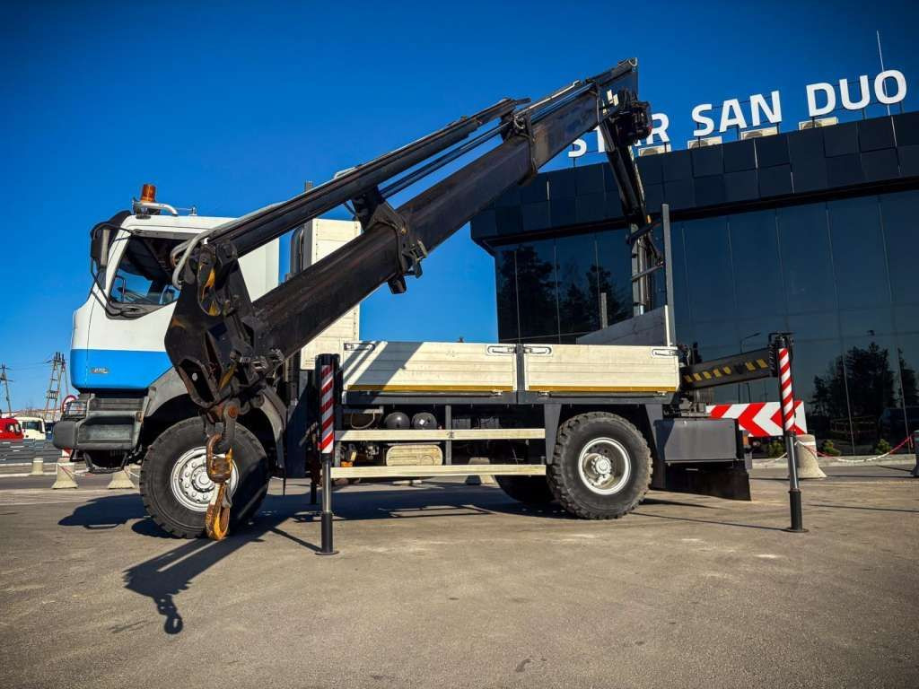 Camion con gru, Autocarro con pianale/ Cassone fisso nuovo Renault  KERAX 270 4x4 PALFINGER PK 16502 CRANE WINCH: foto 17