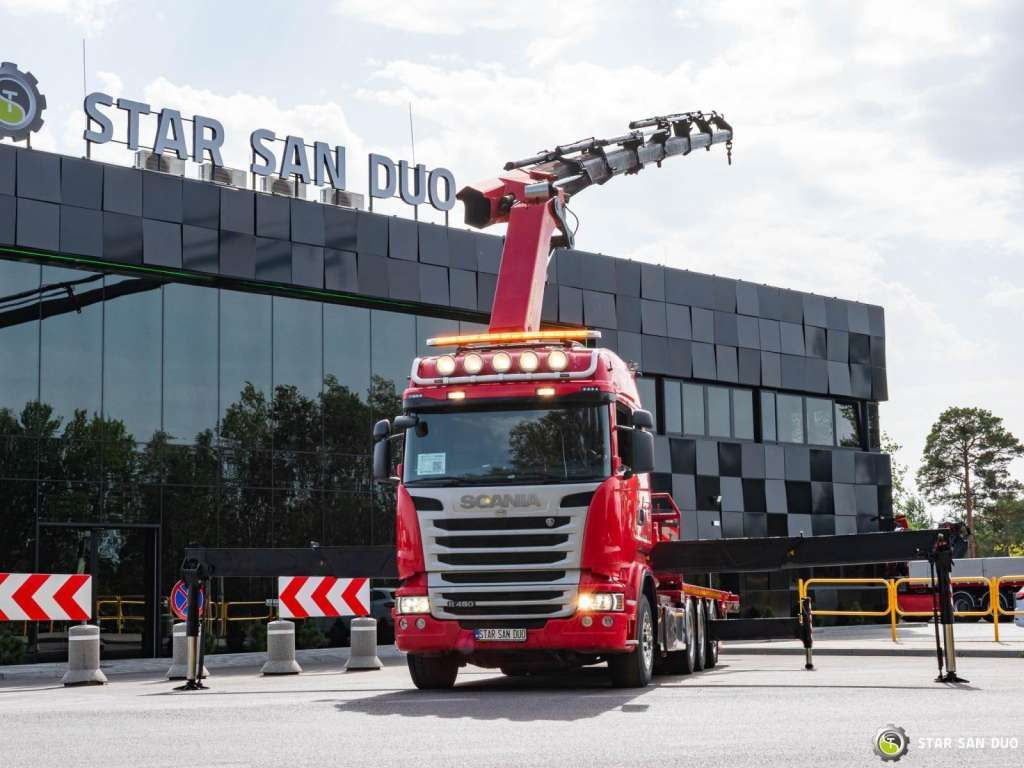 Scania R450 8x4 Palfinger PK 65002 SH HDS Crane - Camion con gru: foto 2 Scania R450 8x4 Palfinger PK 65002 SH HDS Crane - Camion con gru: foto 2