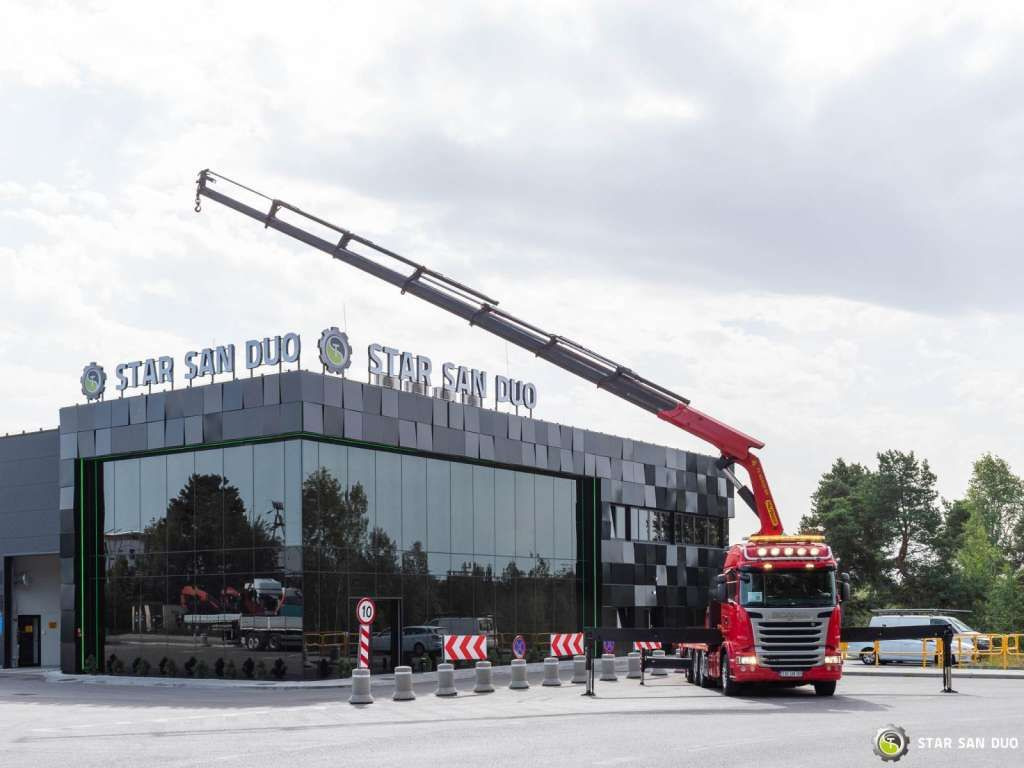 Scania R450 8x4 Palfinger PK 65002 SH HDS Crane - Camion con gru: foto 3 Scania R450 8x4 Palfinger PK 65002 SH HDS Crane - Camion con gru: foto 3