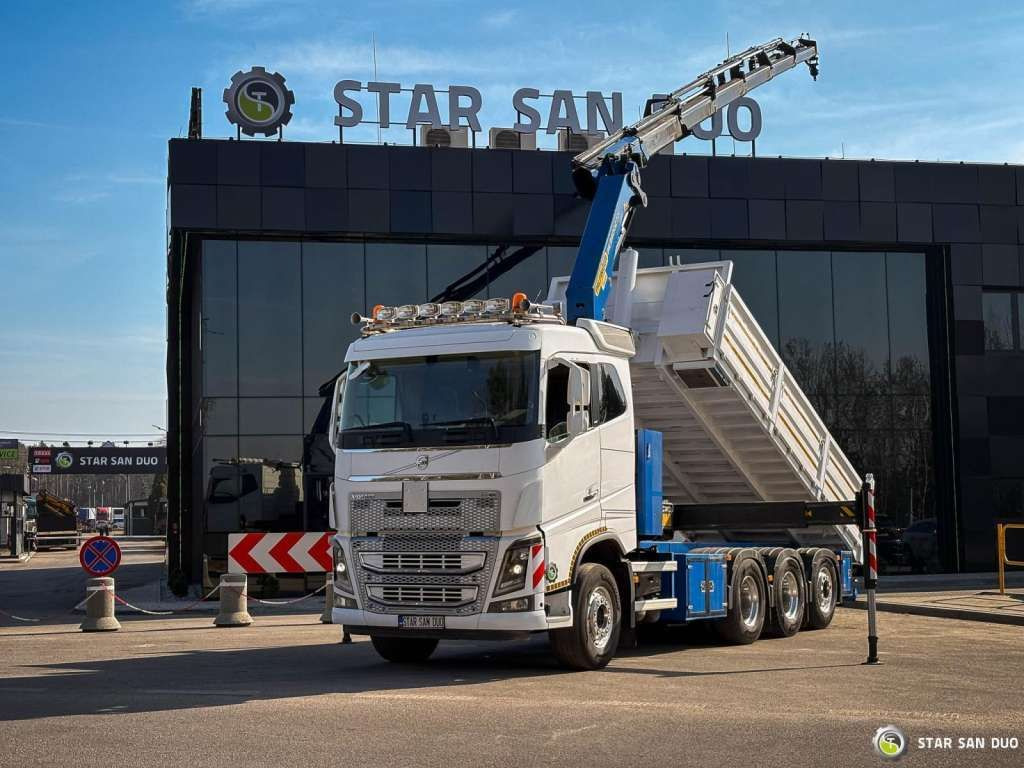 Volvo FH 16.550 8x4 Palfinger PK 34002-SH Crane Kippe - Camion con gru: foto 1 Volvo FH 16.550 8x4 Palfinger PK 34002-SH Crane Kippe - Camion con gru: foto 1