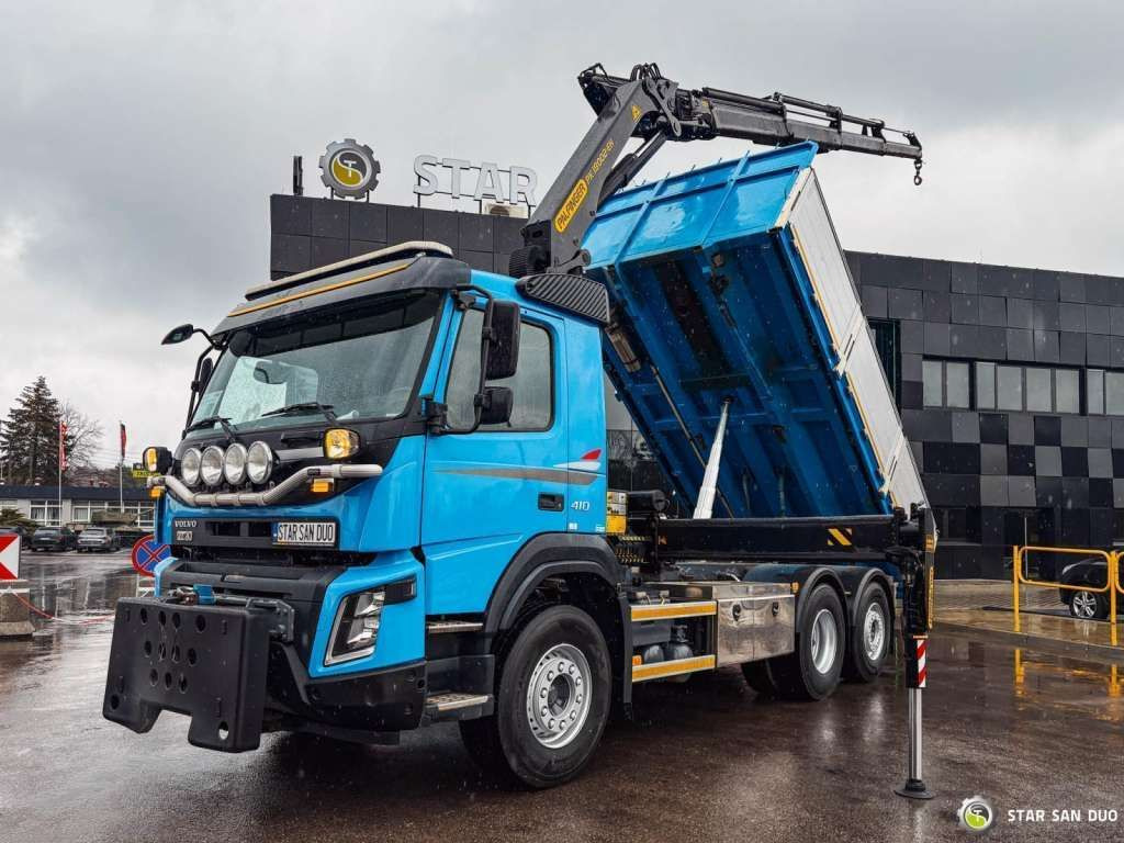Volvo FMX 410 6x2 PALFINGER PK 18002 659 Working Hour - Autocarro ribaltabile: foto 1 Volvo FMX 410 6x2 PALFINGER PK 18002 659 Working Hour - Autocarro ribaltabile: foto 1