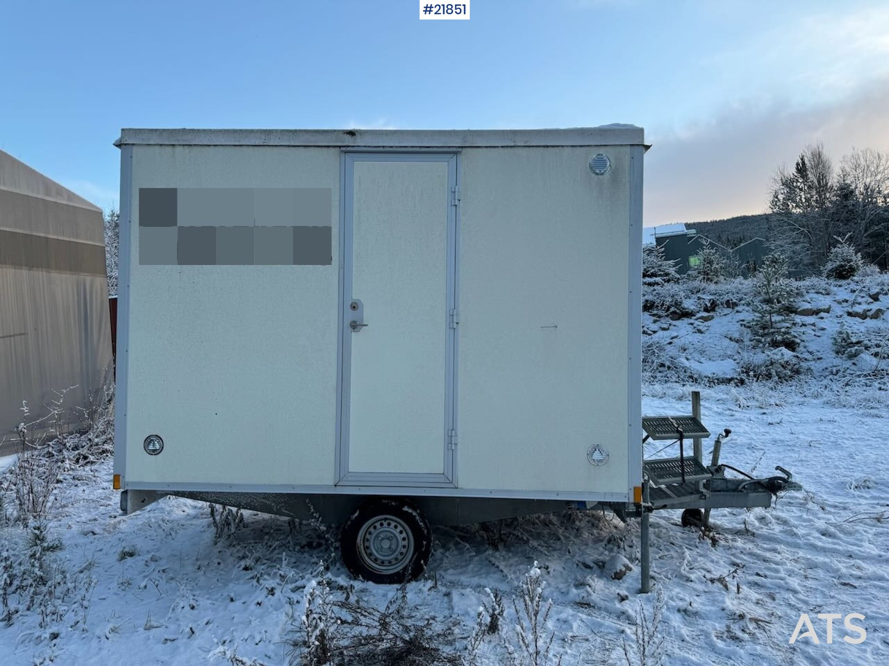 Arbeidsbrakke m/ forbrenningstoalett - Contenitore abitativo: foto 2 Arbeidsbrakke m/ forbrenningstoalett - Contenitore abitativo: foto 2