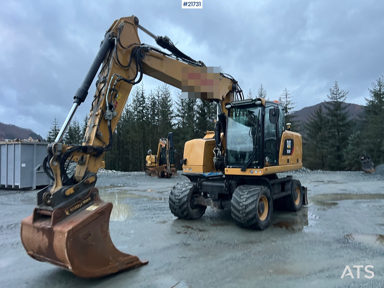 CAT M318F Hjulmaskin m/ oilquick og tannskuffe - Escavatore gommato: foto 3 CAT M318F Hjulmaskin m/ oilquick og tannskuffe - Escavatore gommato: foto 3