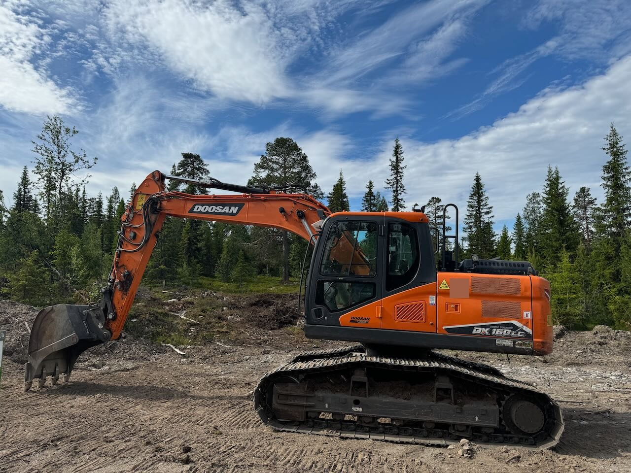 Doosan DX160LC Beltegraver – Rotortilt og 2 skuffer - Escavatore cingolato: foto 1 Doosan DX160LC Beltegraver – Rotortilt og 2 skuffer - Escavatore cingolato: foto 1