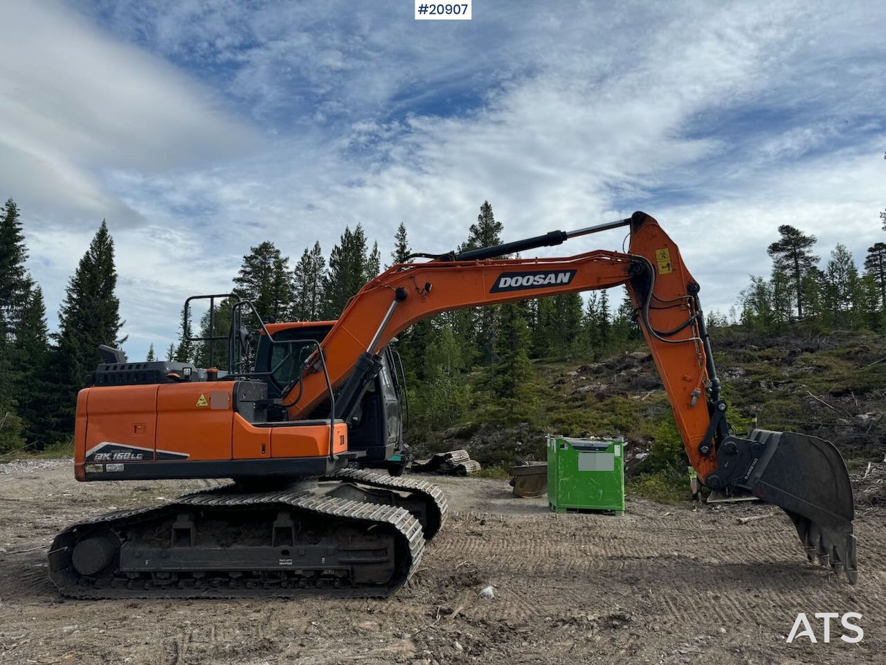 Doosan DX160LC Beltegraver – Rotortilt og 2 skuffer - Escavatore cingolato: foto 5 Doosan DX160LC Beltegraver – Rotortilt og 2 skuffer - Escavatore cingolato: foto 5