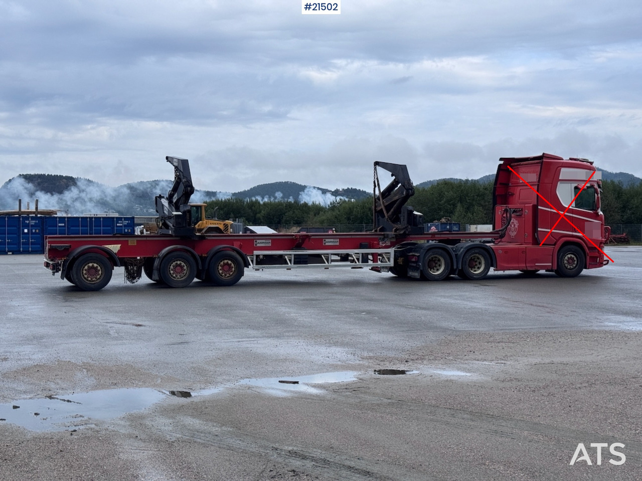 Hammar 195 S Sidelaster - Semirimorchio telaio: foto 1 Hammar 195 S Sidelaster - Semirimorchio telaio: foto 1