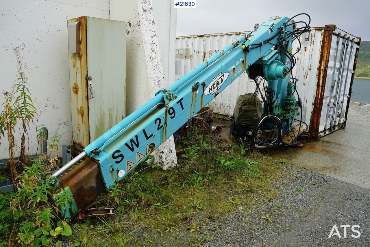 Heila Heila HMR12-1S kran med vinsj (stått på båt) - Gru per autocarro: foto 1 Heila Heila HMR12-1S kran med vinsj (stått på båt) - Gru per autocarro: foto 1