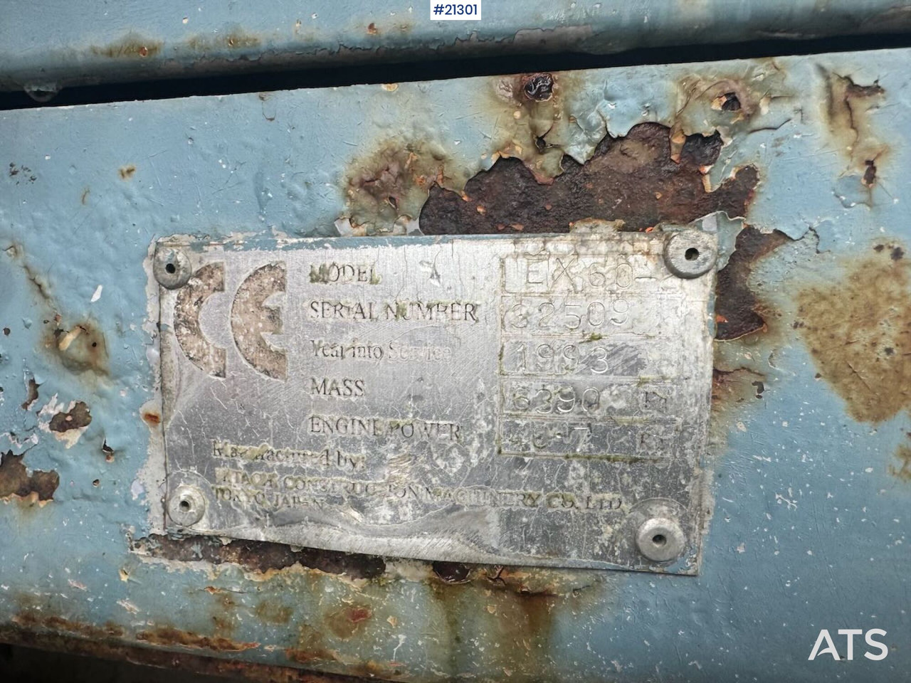 Escavatore cingolato Hitachi EX60: foto 17