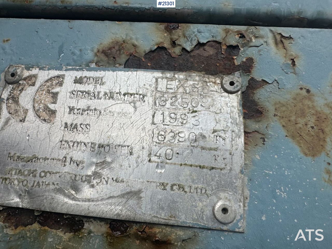 Escavatore cingolato Hitachi EX60: foto 15