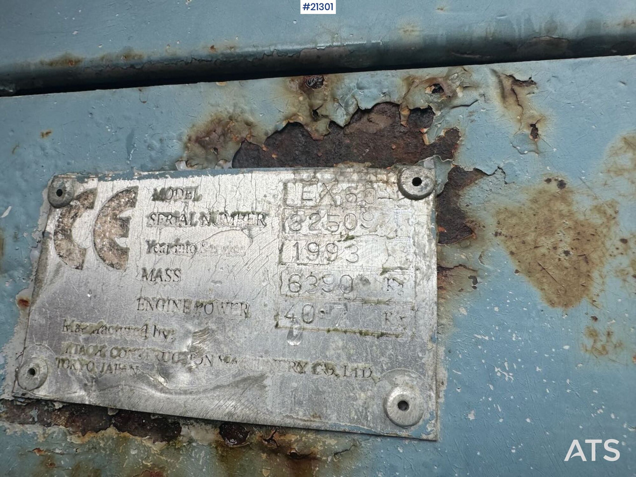 Escavatore cingolato Hitachi EX60: foto 16