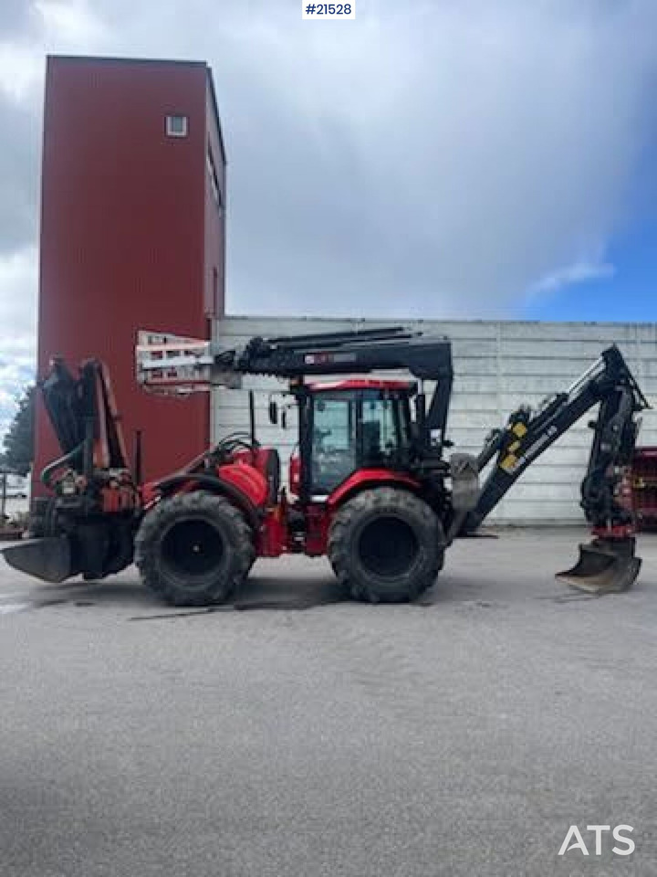 Huddig 1260C Traktorgraver m/ Palfinger kran, Lift, rototilt og skuffe - Terna: foto 2 Huddig 1260C Traktorgraver m/ Palfinger kran, Lift, rototilt og skuffe - Terna: foto 2