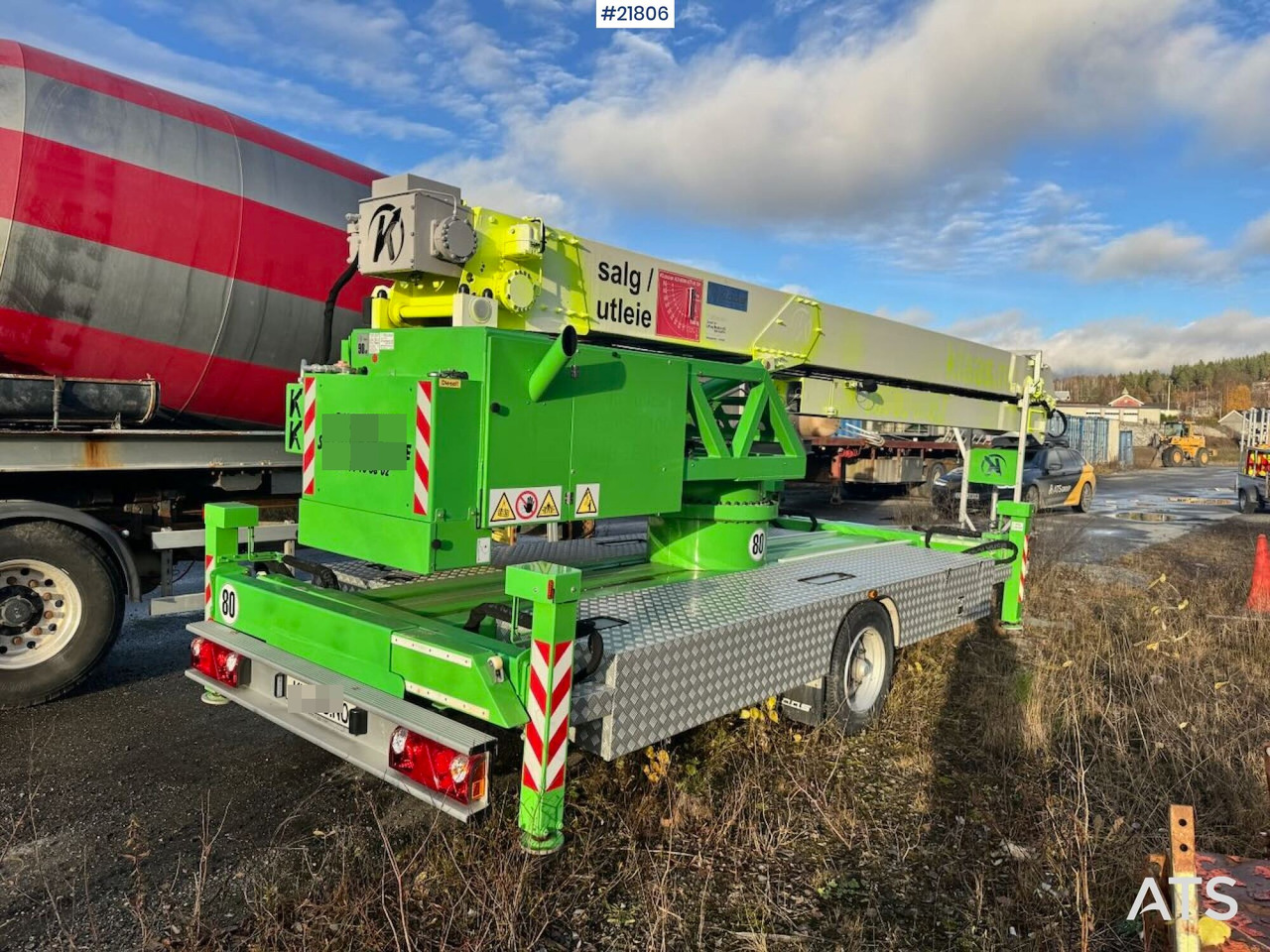 Klaas K21-30 Byggekran. 340 timer! - Gru automontante: foto 3 Klaas K21-30 Byggekran. 340 timer! - Gru automontante: foto 3