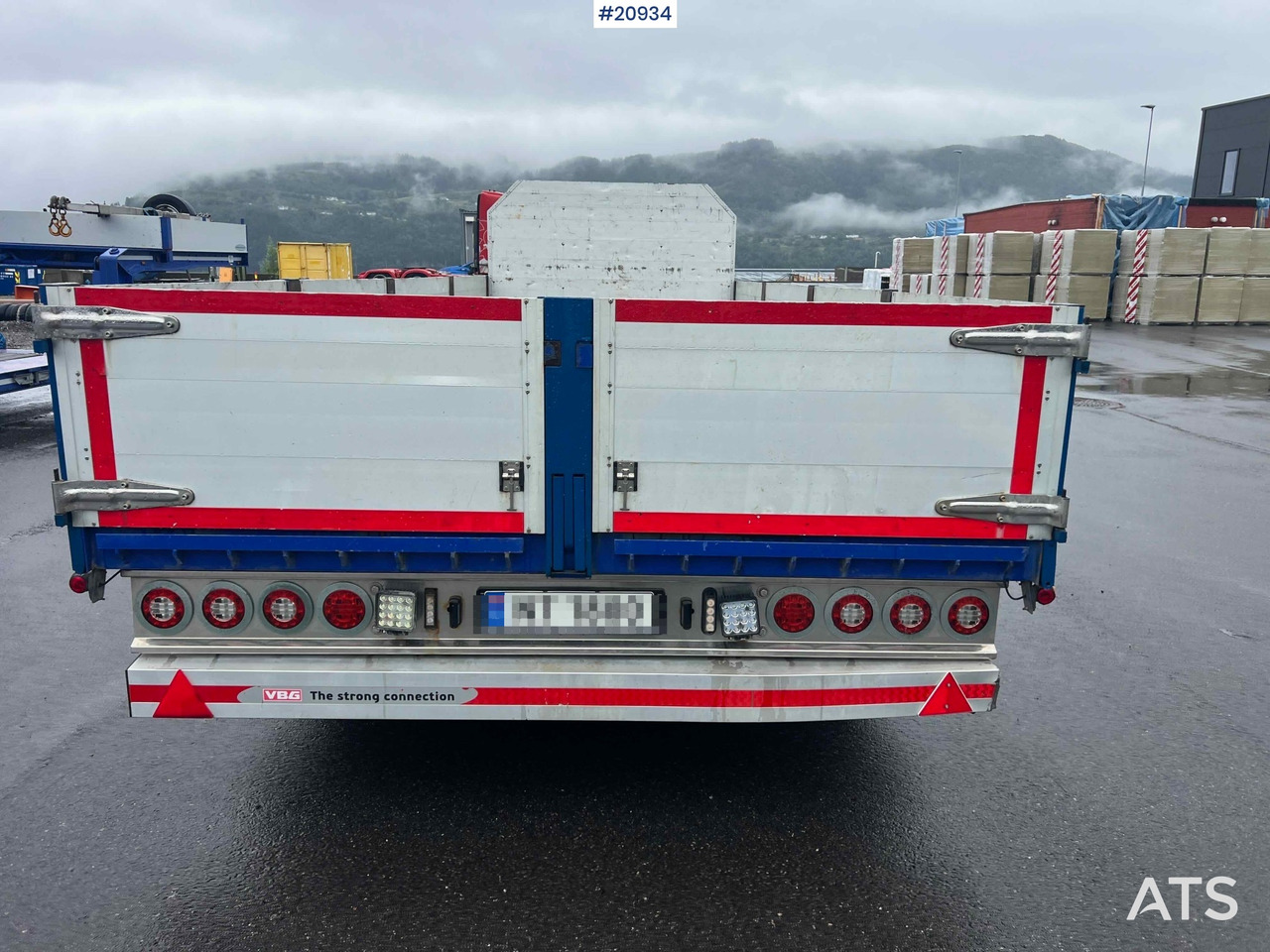 Rimorchio pianale/ Cassonato Konar 3 akslet plankjerre: foto 6