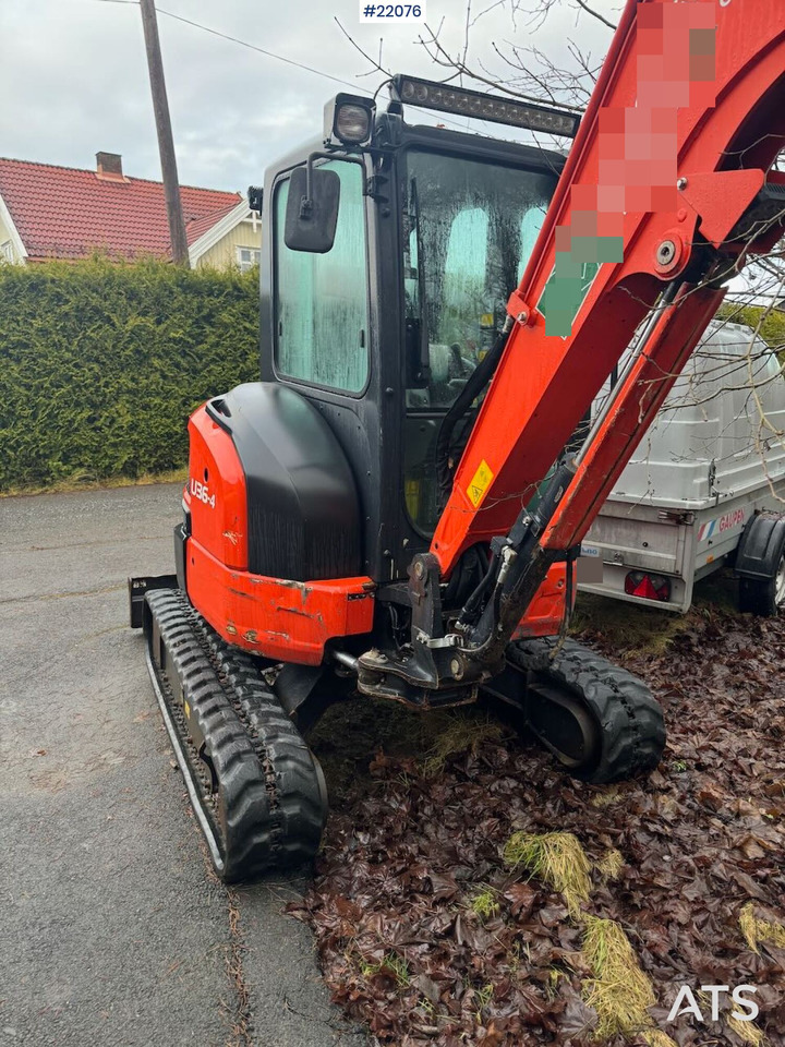 Kubota U36-4 Beltegraver m/ 4 skuffer, rotortilt og klype. - Miniescavatore: foto 5 Kubota U36-4 Beltegraver m/ 4 skuffer, rotortilt og klype. - Miniescavatore: foto 5