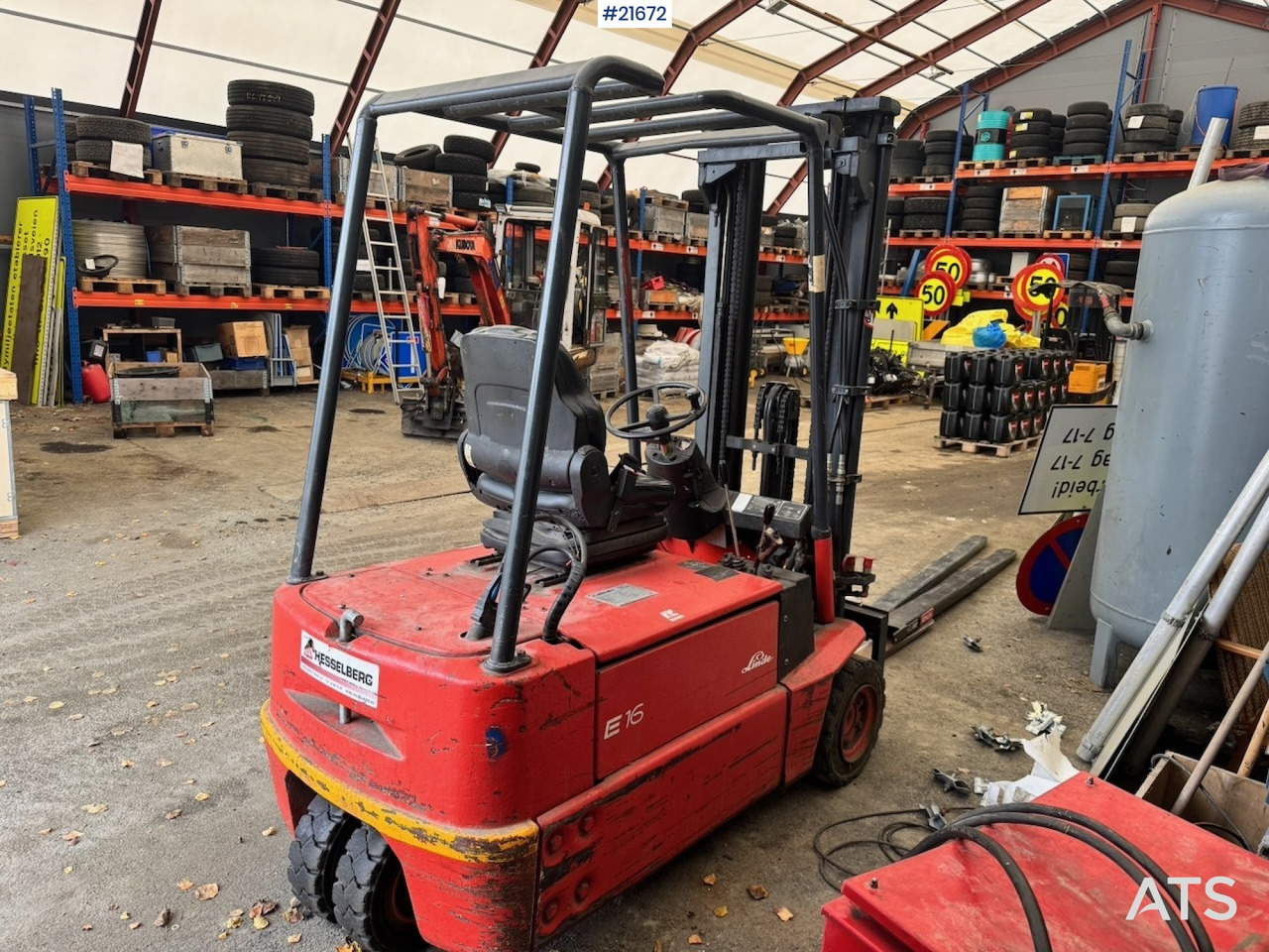 Linde Linde E16 EL Truck m/ forlengere. - Carrello elevatore elettrico: foto 5 Linde Linde E16 EL Truck m/ forlengere. - Carrello elevatore elettrico: foto 5