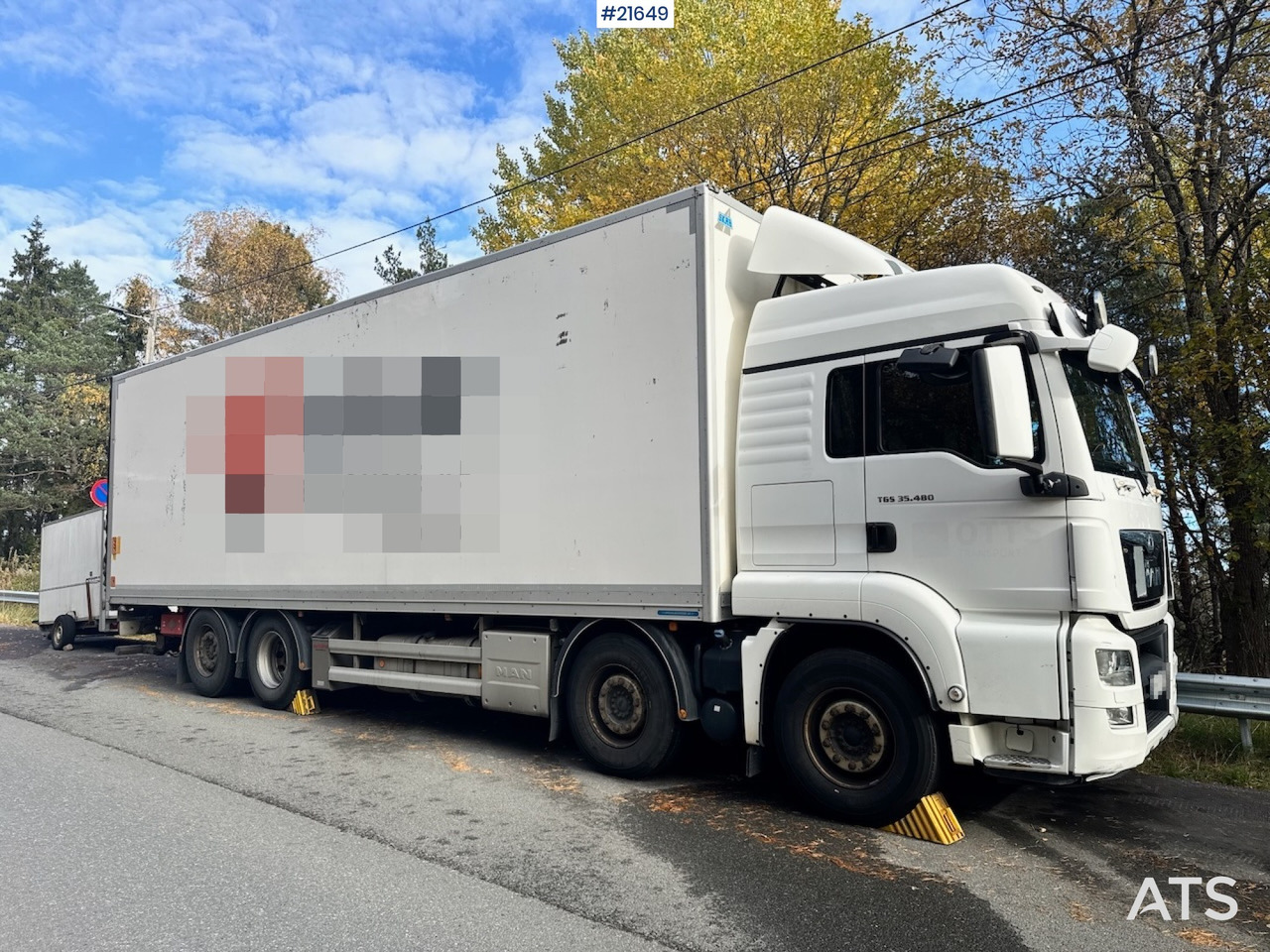 MAN MAN TGS 35.480 8x2 Skapbil m/ Full sideåpning. - Autocarro furgonato: foto 4 MAN MAN TGS 35.480 8x2 Skapbil m/ Full sideåpning. - Autocarro furgonato: foto 4