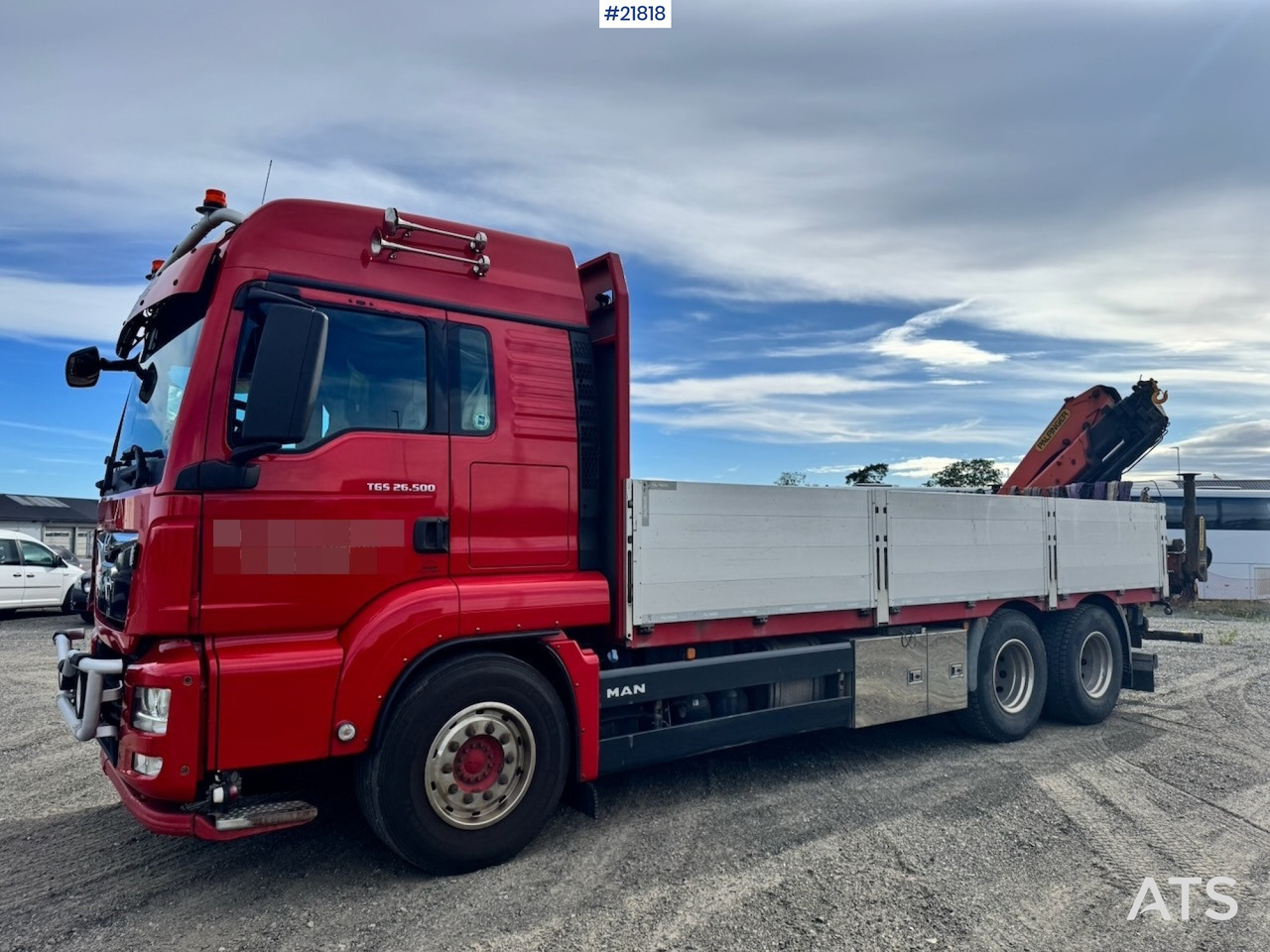 MAN TGS 26.500 6x4 Kranbil m/ 19 t/m Bakmontert kran. SE VIDEO - Camion con gru: foto 2 MAN TGS 26.500 6x4 Kranbil m/ 19 t/m Bakmontert kran. SE VIDEO - Camion con gru: foto 2