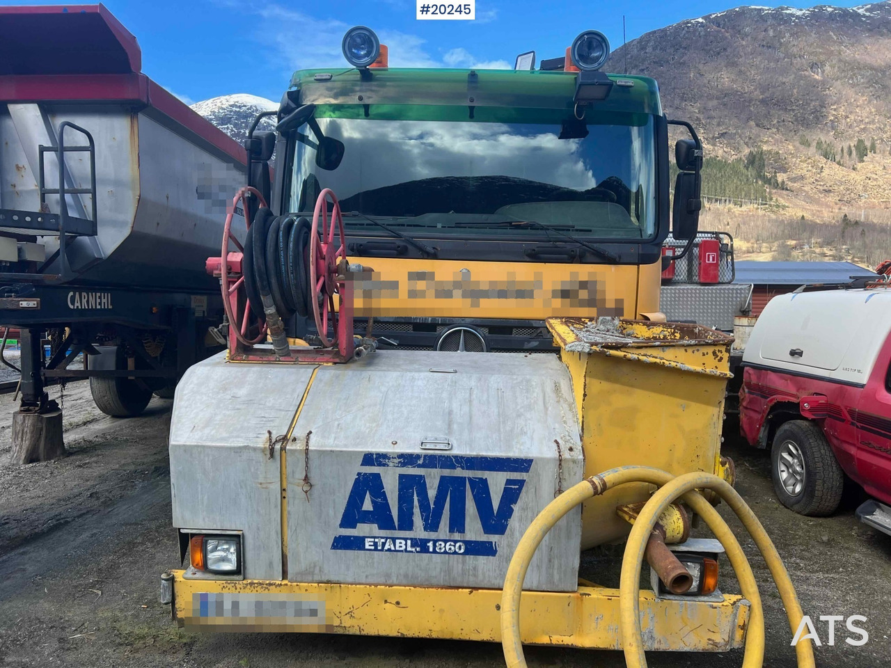 Mercedes Actros 2641 6x4 M/ 2008 AMV 7450 Betong sprøyterigg påbygg - Pompa autocarrata: foto 2 Mercedes Actros 2641 6x4 M/ 2008 AMV 7450 Betong sprøyterigg påbygg - Pompa autocarrata: foto 2