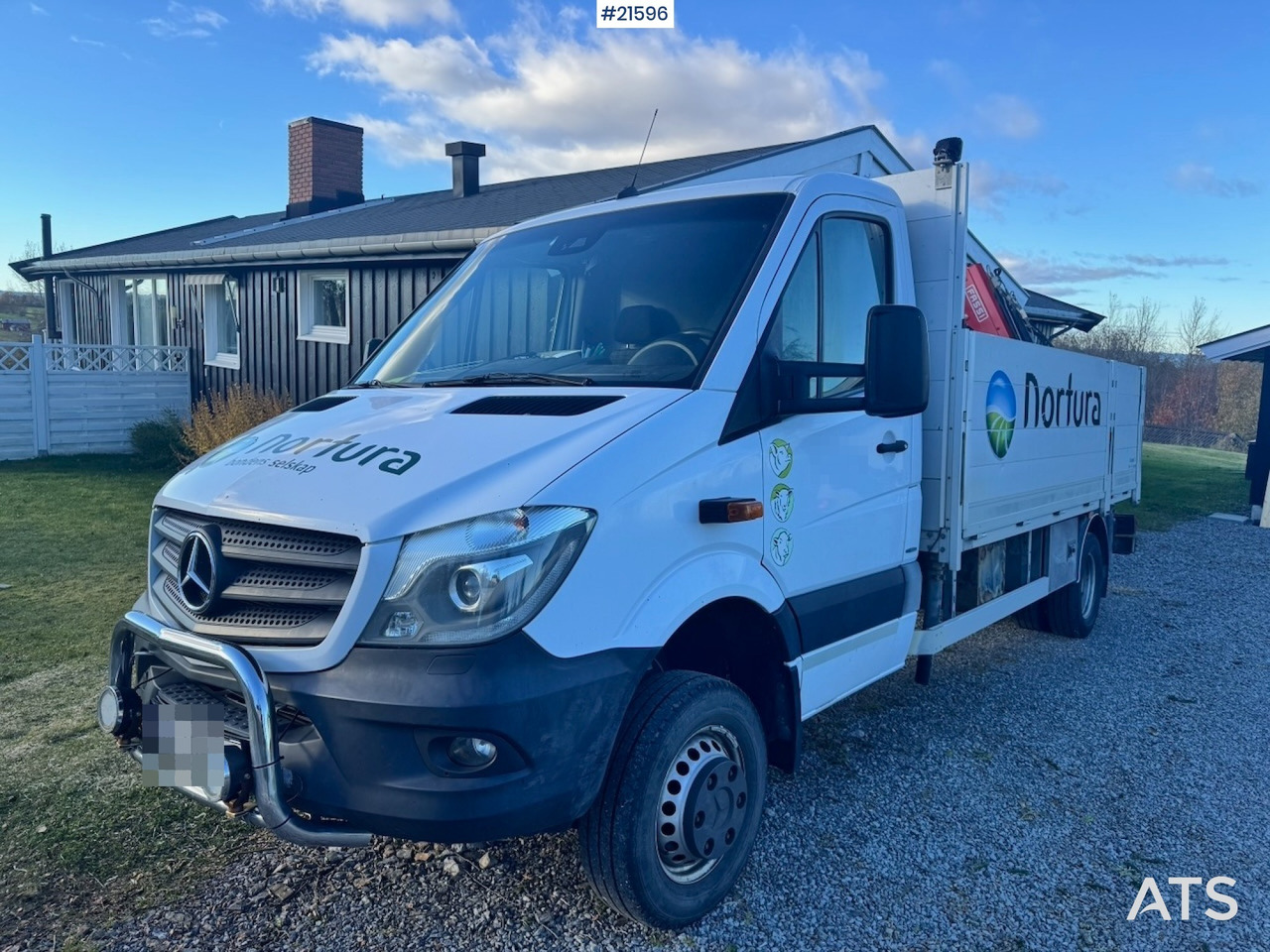Mercedes-Benz Sprinter 519 4x4 nødslaktbil med vinsj og bakmontert Fassi kran - Furgone chiuso: foto 1 Mercedes-Benz Sprinter 519 4x4 nødslaktbil med vinsj og bakmontert Fassi kran - Furgone chiuso: foto 1