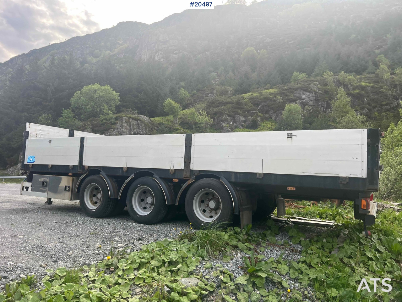 Rimorchio pianale/ Cassonato Nor-Slep 3 Akslet: foto 16