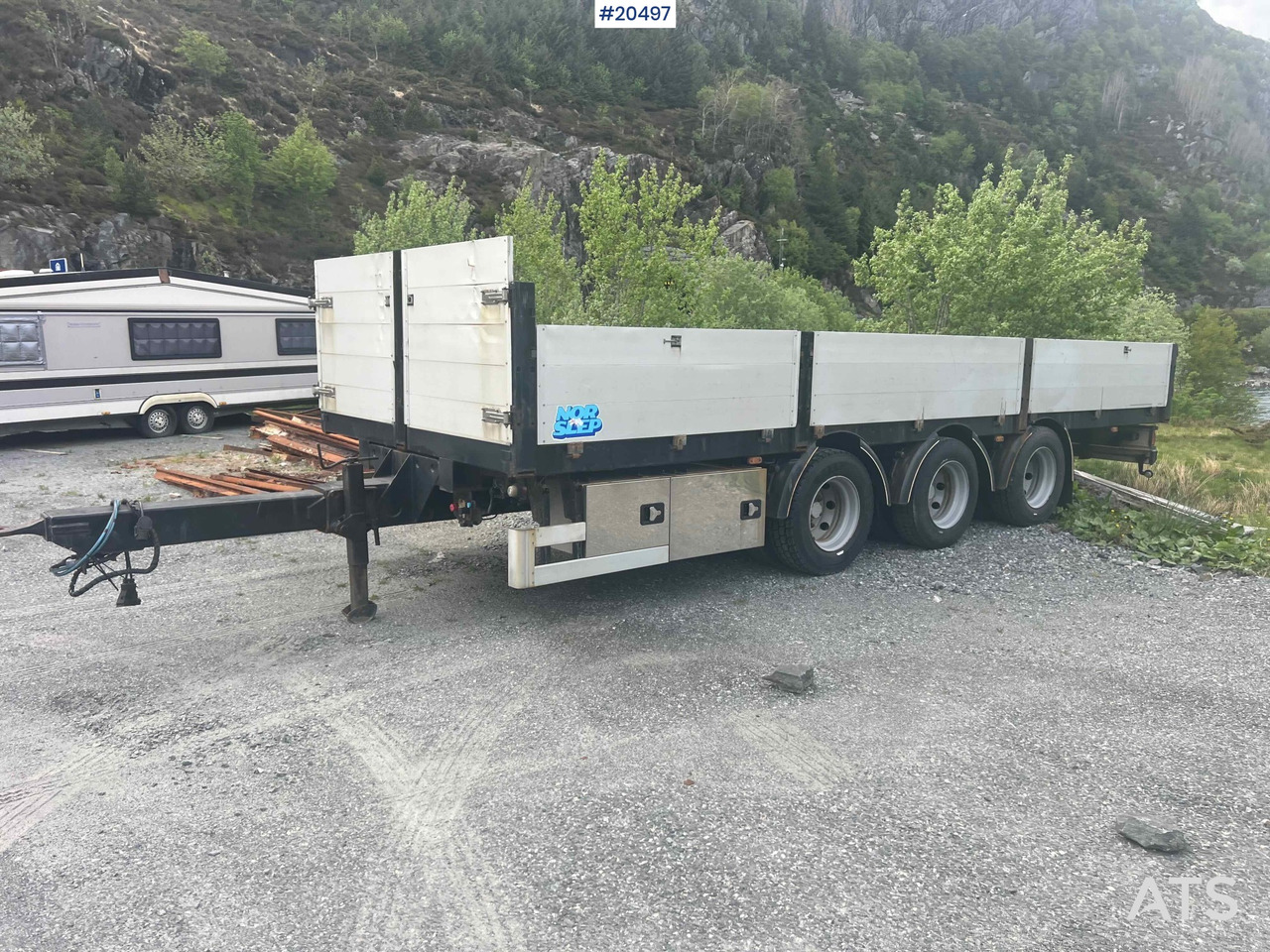 Rimorchio pianale/ Cassonato Nor-Slep 3 Akslet: foto 20