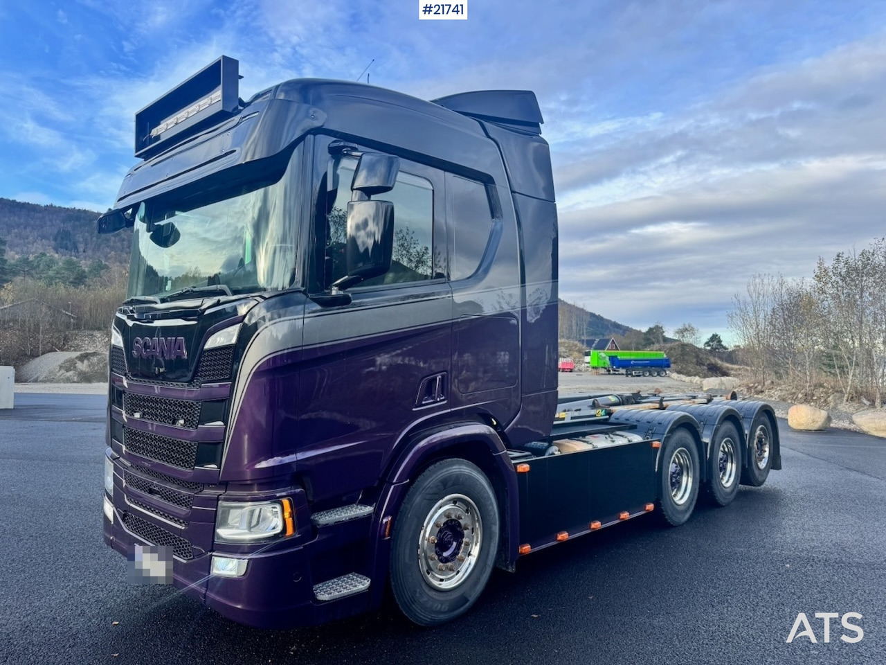 Scania 2018 Scania R580 Tridem Krokbil m/ Kranhydraulikk. Nylakkert! - Autocarro scarrabile: foto 2 Scania 2018 Scania R580 Tridem Krokbil m/ Kranhydraulikk. Nylakkert! - Autocarro scarrabile: foto 2