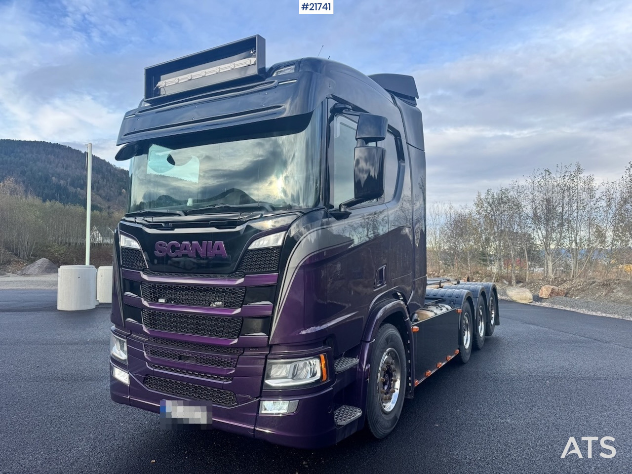 Scania 2018 Scania R580 Tridem Krokbil m/ Kranhydraulikk. Nylakkert! - Autocarro scarrabile: foto 1 Scania 2018 Scania R580 Tridem Krokbil m/ Kranhydraulikk. Nylakkert! - Autocarro scarrabile: foto 1