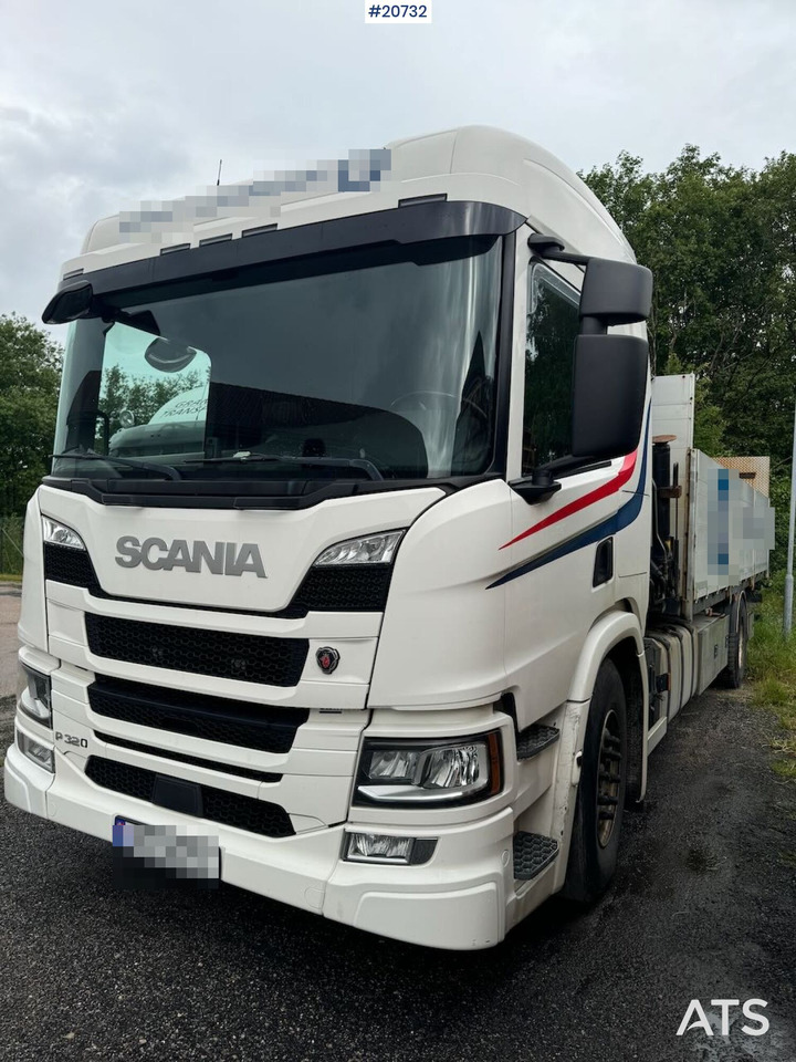 Scania P320 - Autocarro con pianale/ Cassone fisso, Camion con gru: foto 5 Scania P320 - Autocarro con pianale/ Cassone fisso, Camion con gru: foto 5