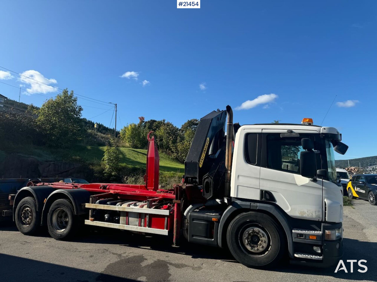 Scania P340 Krok/kranbil 23 t/m Palfinger kran - Camion con gru: foto 3 Scania P340 Krok/kranbil 23 t/m Palfinger kran - Camion con gru: foto 3