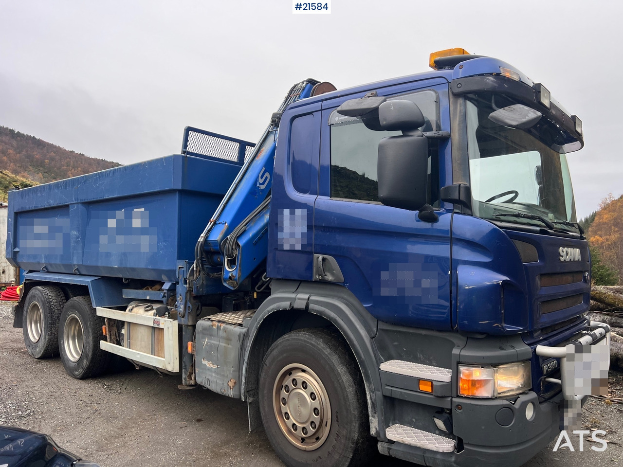 Scania P380 6x2 kranbil m/tipp, m/14t/ og m/Hiab kran - Camion con gru: foto 3 Scania P380 6x2 kranbil m/tipp, m/14t/ og m/Hiab kran - Camion con gru: foto 3