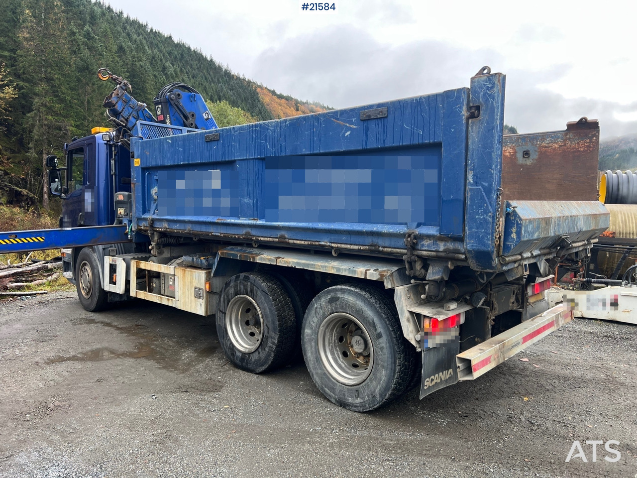 Scania P380 6x2 kranbil m/tipp, m/14t/ og m/Hiab kran - Camion con gru: foto 5 Scania P380 6x2 kranbil m/tipp, m/14t/ og m/Hiab kran - Camion con gru: foto 5
