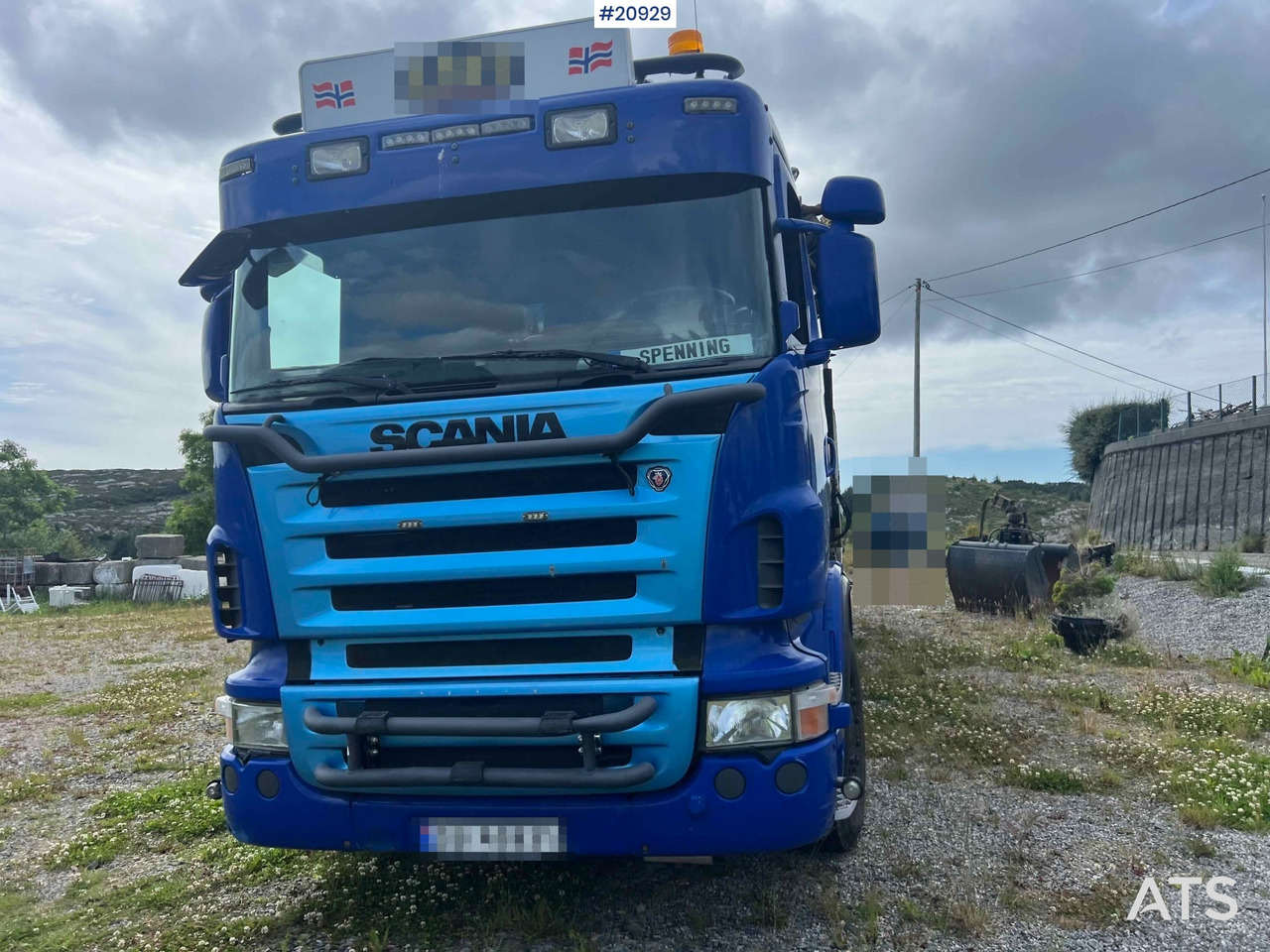 Scania R480 - Autocarro con pianale/ Cassone fisso, Camion con gru: foto 5 Scania R480 - Autocarro con pianale/ Cassone fisso, Camion con gru: foto 5