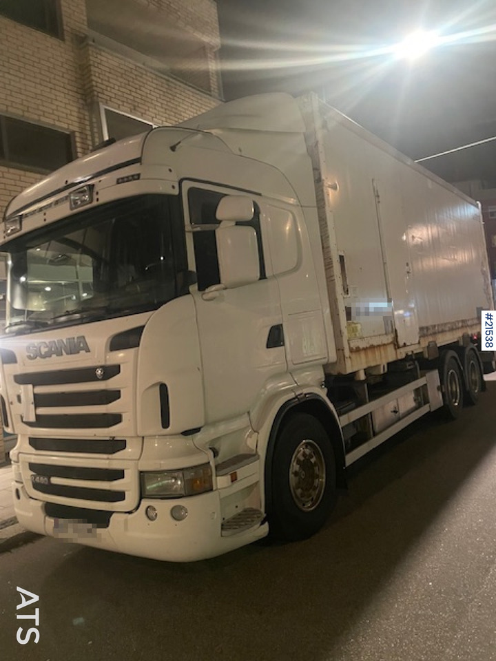 Scania R480 Skapbil m/ 2t lift - Autocarro furgonato: foto 1 Scania R480 Skapbil m/ 2t lift - Autocarro furgonato: foto 1