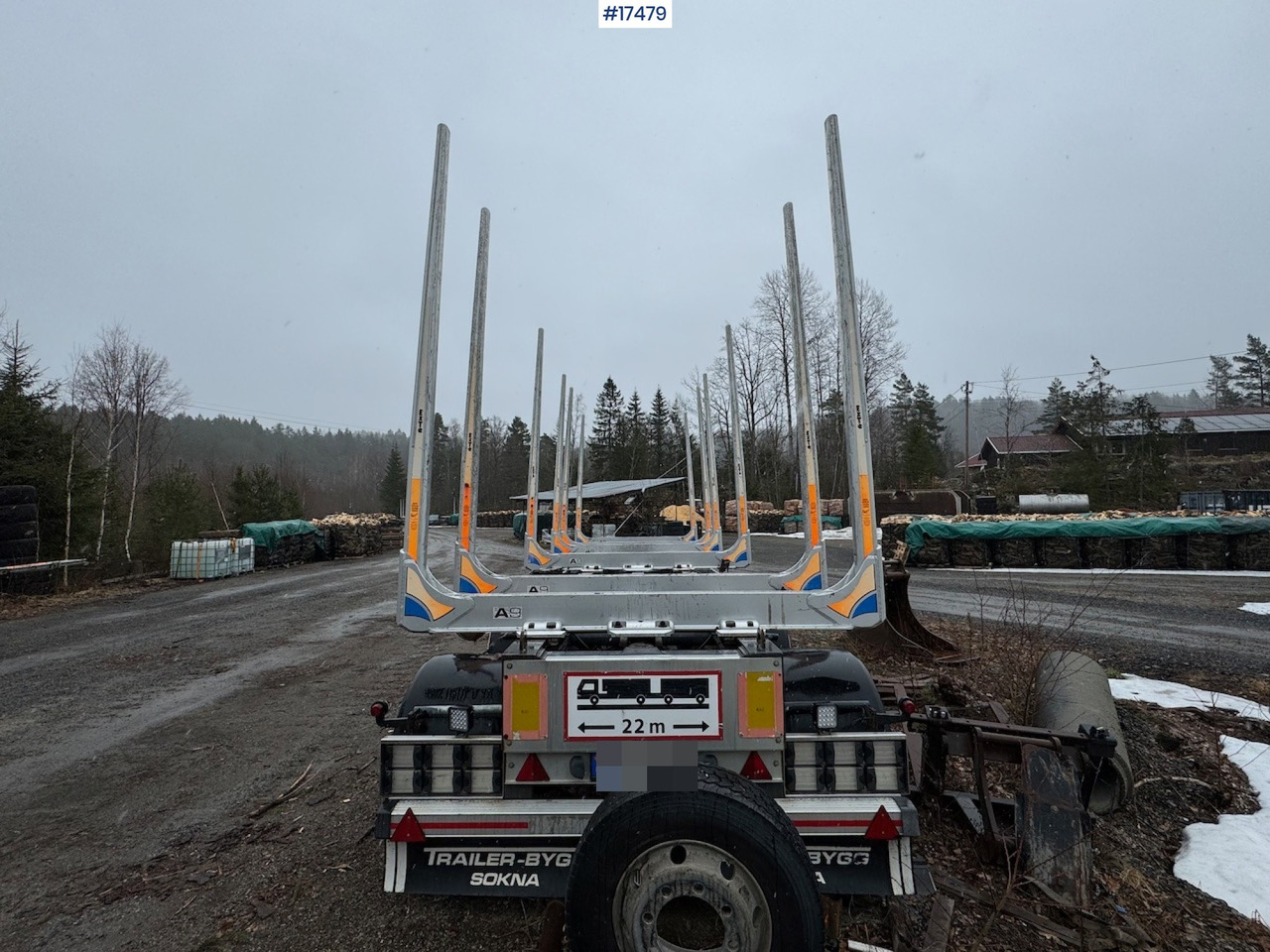 Rimorchio trasporto legname Trailer-Bygg tømmerhenger: foto 7