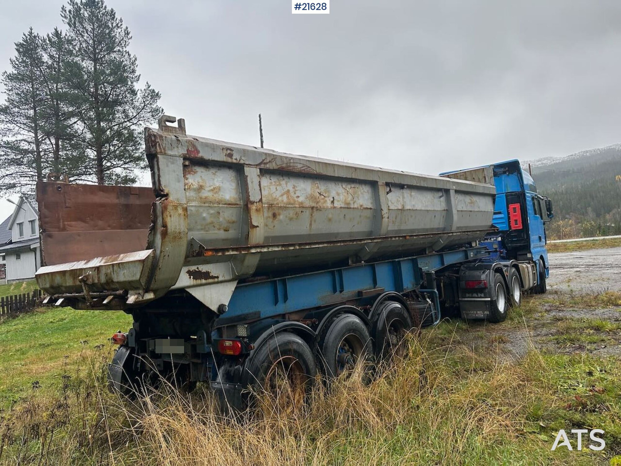 MAN TGA 28.530 6x2 trekkvogn m/ 1987 L.A.G Bree 3 akslet tippsemi SE VIDEO - Trattore stradale: foto 3 MAN TGA 28.530 6x2 trekkvogn m/ 1987 L.A.G Bree 3 akslet tippsemi SE VIDEO - Trattore stradale: foto 3