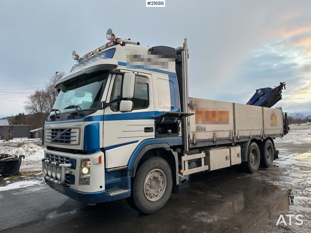 Volvo FM12 Globetrotter 6x4 kranbil m/ bak montert 18 t/m kran og vinsj. SE VIDEO - Camion con gru: foto 2 Volvo FM12 Globetrotter 6x4 kranbil m/ bak montert 18 t/m kran og vinsj. SE VIDEO - Camion con gru: foto 2