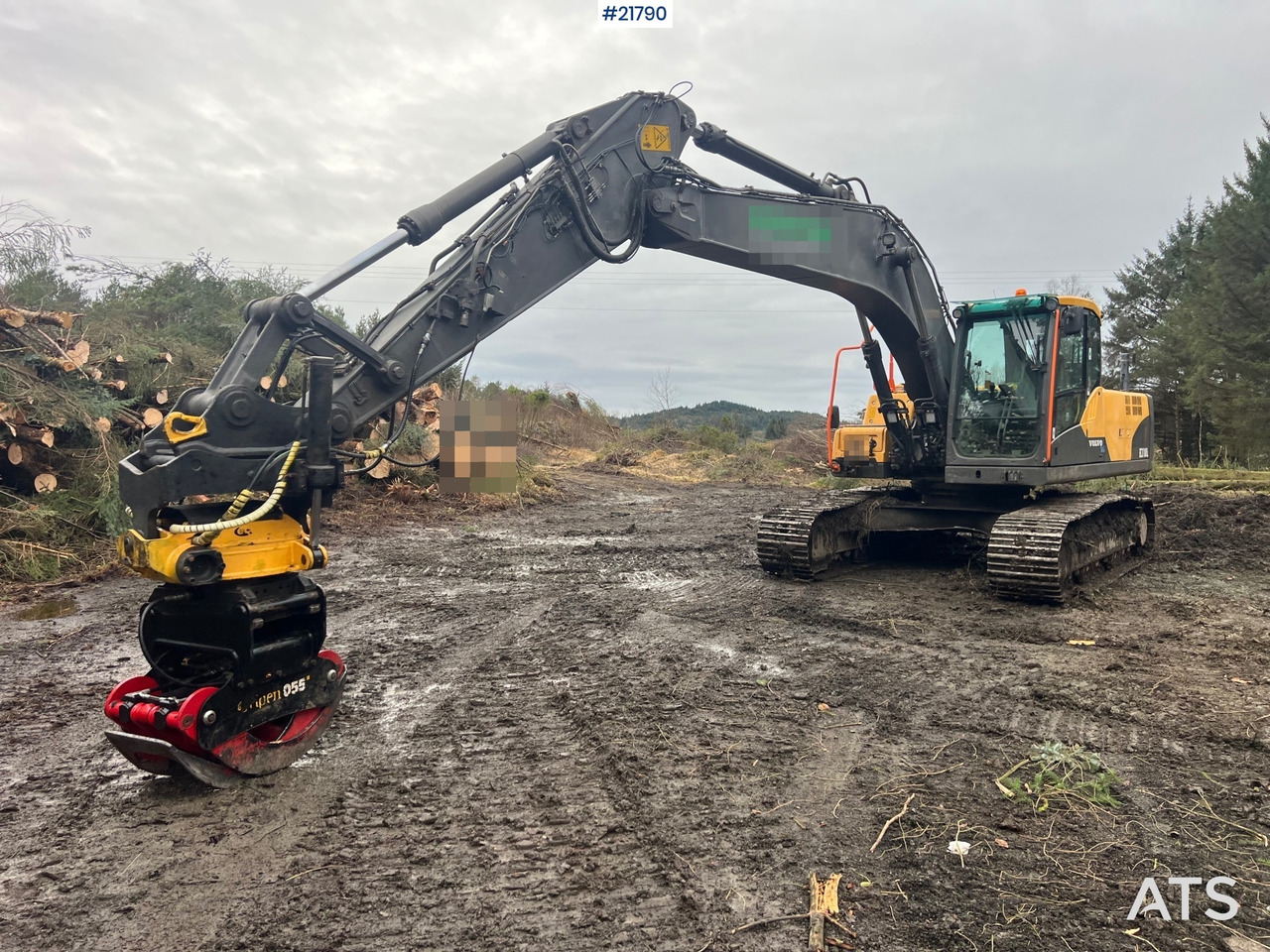 Volvo ec210cl gravemaskin m/ rototilt, pusseskuffe og tannskuffe - Escavatore: foto 2 Volvo ec210cl gravemaskin m/ rototilt, pusseskuffe og tannskuffe - Escavatore: foto 2
