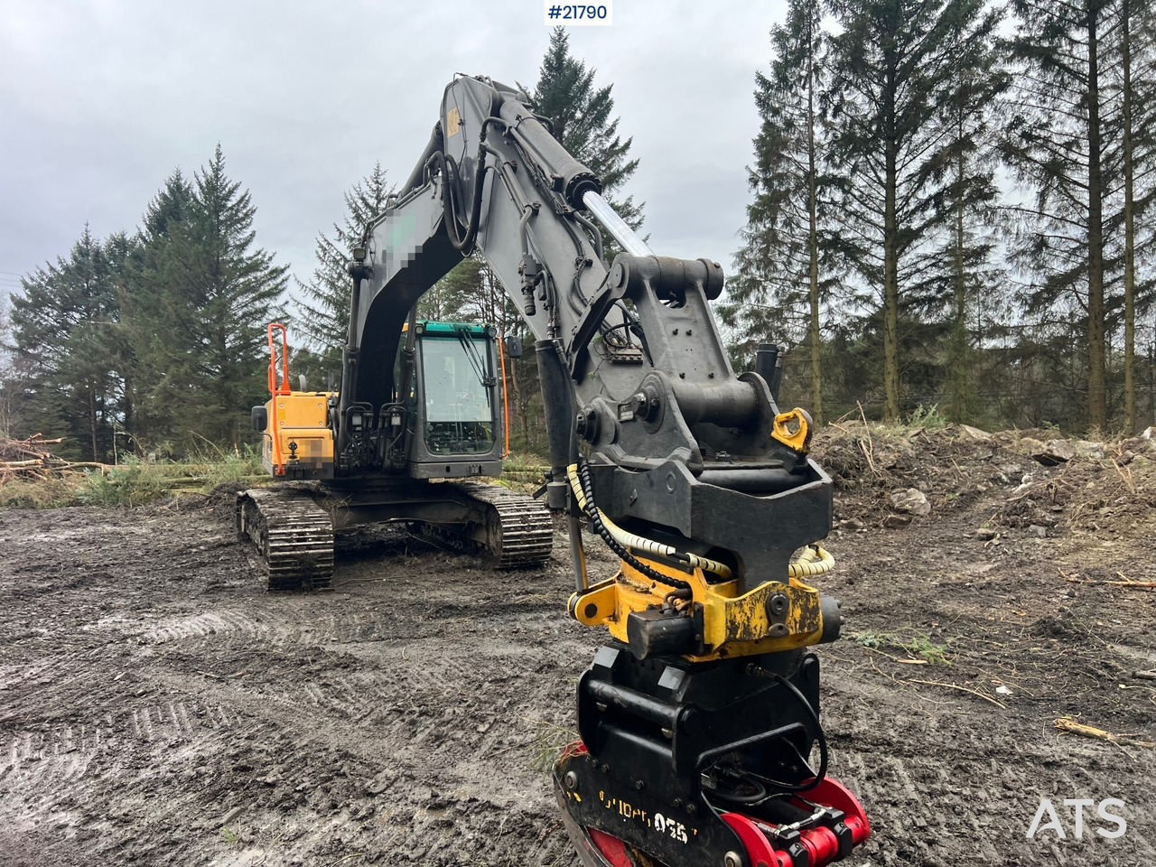 Volvo ec210cl gravemaskin m/ rototilt, pusseskuffe og tannskuffe - Escavatore: foto 4 Volvo ec210cl gravemaskin m/ rototilt, pusseskuffe og tannskuffe - Escavatore: foto 4