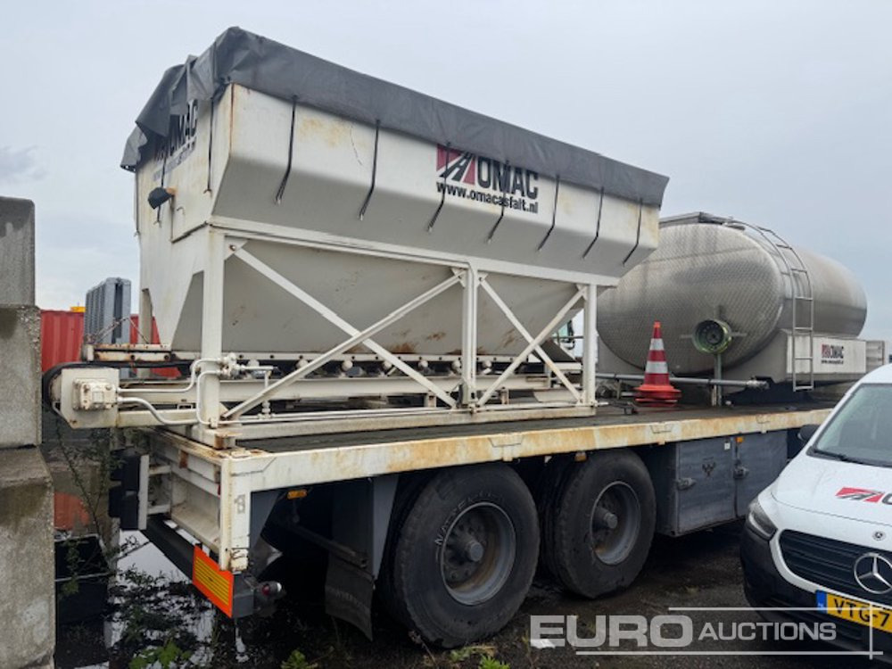 1988 JUMBO TV280C Tri-axle Split Spreader Trailer, Watertank, Hatz 1D41C engine, Conveyorbelt (Dutch Export Docs. Available) - Rimorchio cella isotermica: foto 3 1988 JUMBO TV280C Tri-axle Split Spreader Trailer, Watertank, Hatz 1D41C engine, Conveyorbelt (Dutch Export Docs. Available) - Rimorchio cella isotermica: foto 3