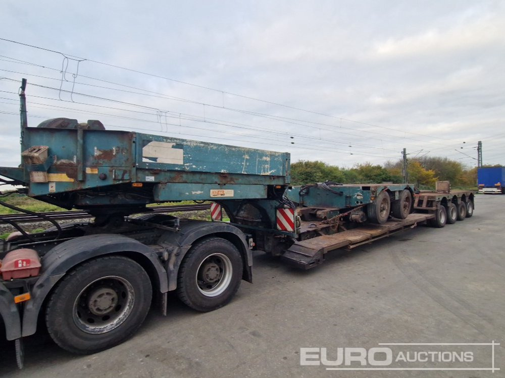 2002 Faymonville 4 Axle Low Loader Trailer, Twin Axle Extension (German Reg. Docs. Available) - Semirimorchio pianale ribassato: foto 1 2002 Faymonville 4 Axle Low Loader Trailer, Twin Axle Extension (German Reg. Docs. Available) - Semirimorchio pianale ribassato: foto 1