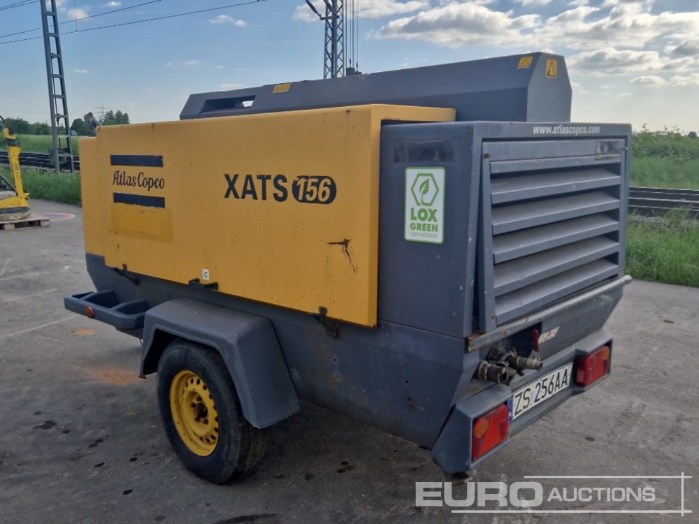 2010 Atlas Copco XATS156 320CFM - Compressore d'aria: foto 3 2010 Atlas Copco XATS156 320CFM - Compressore d'aria: foto 3