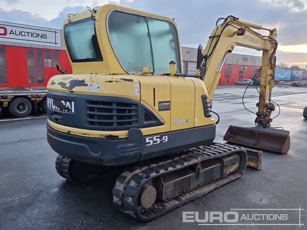 2011 Hyundai ROBEX 55-9 - Miniescavatore: foto 5 2011 Hyundai ROBEX 55-9 - Miniescavatore: foto 5