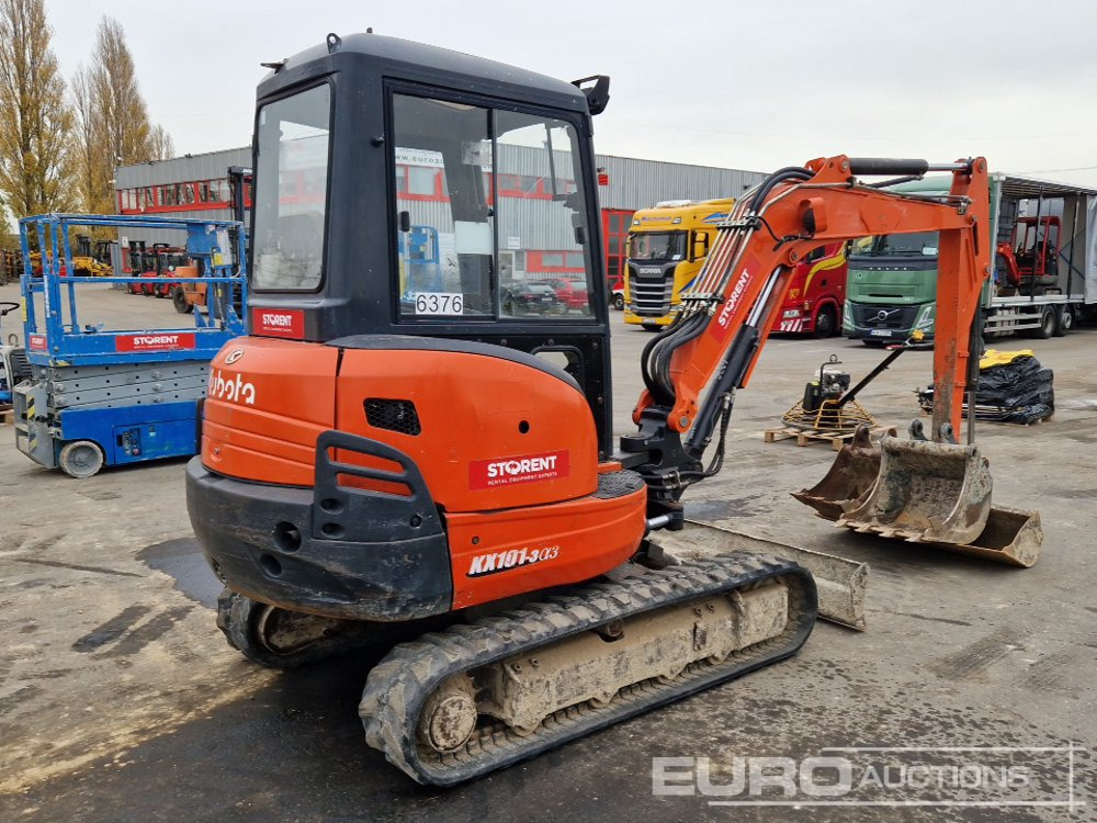 2014 Kubota KX101-3 A3 - Miniescavatore: foto 4 2014 Kubota KX101-3 A3 - Miniescavatore: foto 4