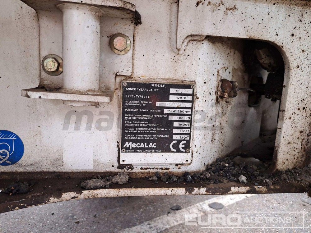 2014 Mecalac 12 MTX - Escavatore gommato: foto 4 2014 Mecalac 12 MTX - Escavatore gommato: foto 4