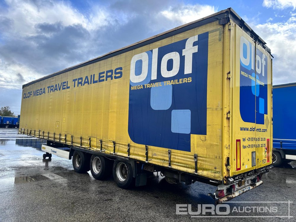 2015 Krone Mega Liner, Curtainsider, 3 Axle (Dutch Reg. Docs) - Semirimorchio centinato: foto 2 2015 Krone Mega Liner, Curtainsider, 3 Axle (Dutch Reg. Docs) - Semirimorchio centinato: foto 2